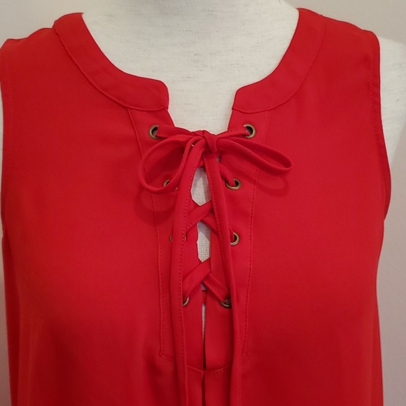 Maison Jules Size S Semi-Sheer Top. - Picture 2 of 5